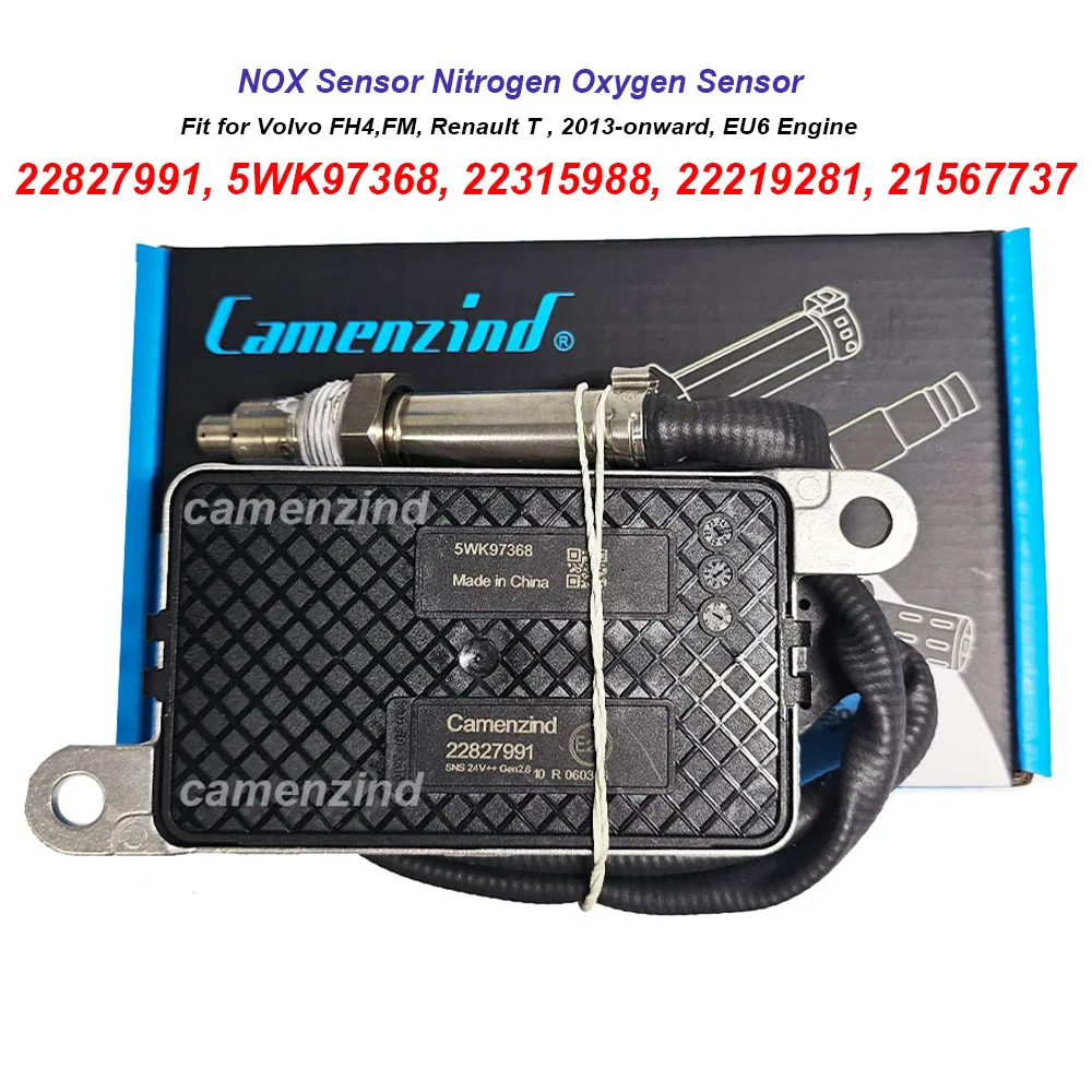 Image of 22827991 5WK97368 Hochwertiger NOx-Sensor 24V Stickoxidsensor 22315988 22219281 21567737 21531797 21040930 Für Volvo FH4 FM Renault T ab 2013 EU6-Motor Vollständig getestet