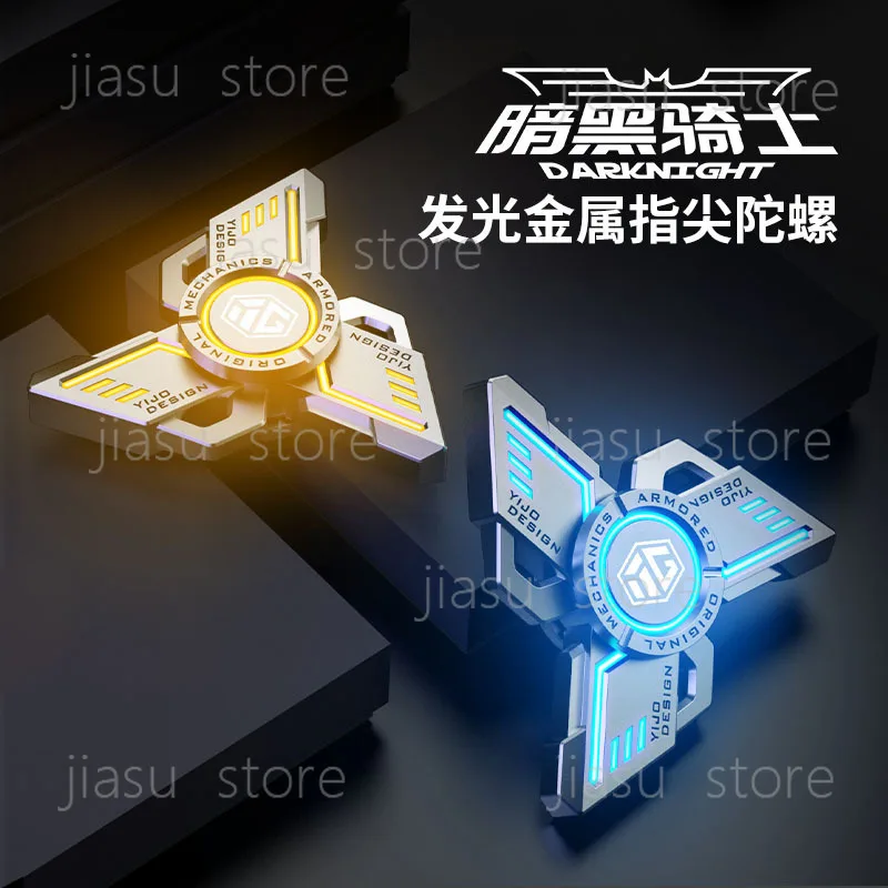 Luminous Finger Fidget Spinner Glow In Dark Hand Spinner Stress Relief EDC Toy for Kids Adults