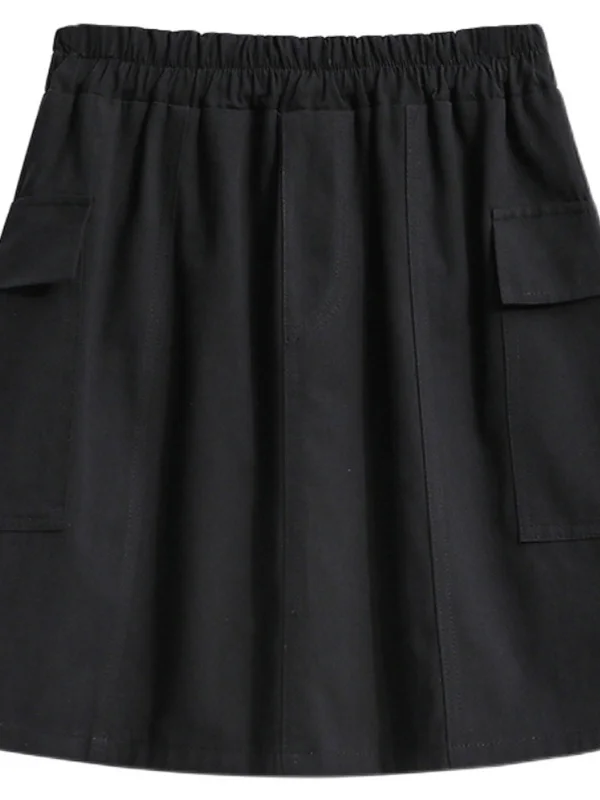 Plus Size A-Linien-Rock für Damen, Faion Summer 2022, neuer Stil, vielseitige Arbeitskleidung, Hong Kong Sle Fake Zweiteiler-Rock