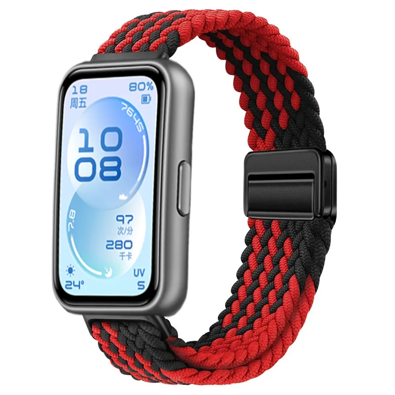 Offizielles geflochtenes Nylon-Schlaufenarmband für Huawei Band 11/11 Pro, Armband mit magnetischer Schnalle für Huawei Band 8/9/10/11/11 Pro – Detail 28