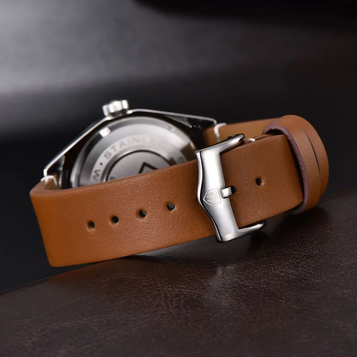 PAGANI DESIGN 20MM Retro Genuine Leather Watch Strap Suitable for pagani design PD1765 PD1766