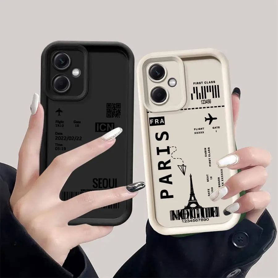 حافظة هاتف لهاتف Xiaomi Redmi A1 A2 Plus 12 13 A4 A3 غطاء ناعم يطير إلى باريس الرومانسية #1