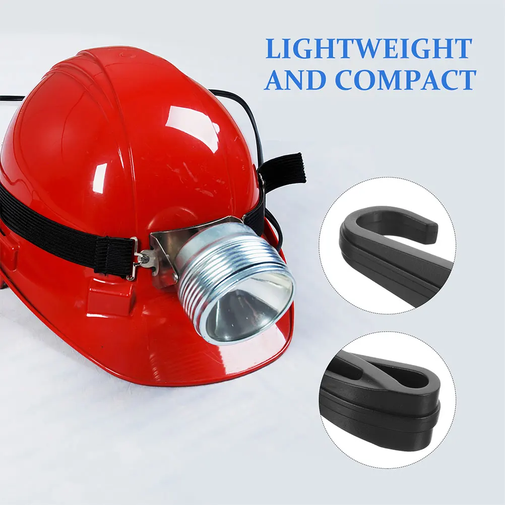 

20Pcs Headlamp Clip Hook Lightweight Compact Hard Hat Accessories Secure Headlamps Construction Site Use Hard Hat Light Clip