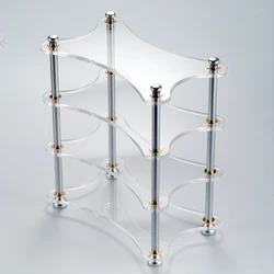 Xduoo X-R01/X-R01PLUS Multilayer Acrylic Rack Amplifier Shelf Aluminum Column HIFI Audio Speaker CD Player Amp Frame Equipment S