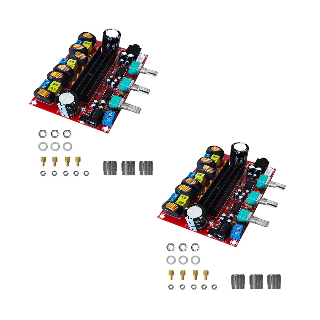 

PCB Amplifier Board Portable Professional Detachable Volume Adjustable 2.1 Channel Household Amplifying Module Part Type 1