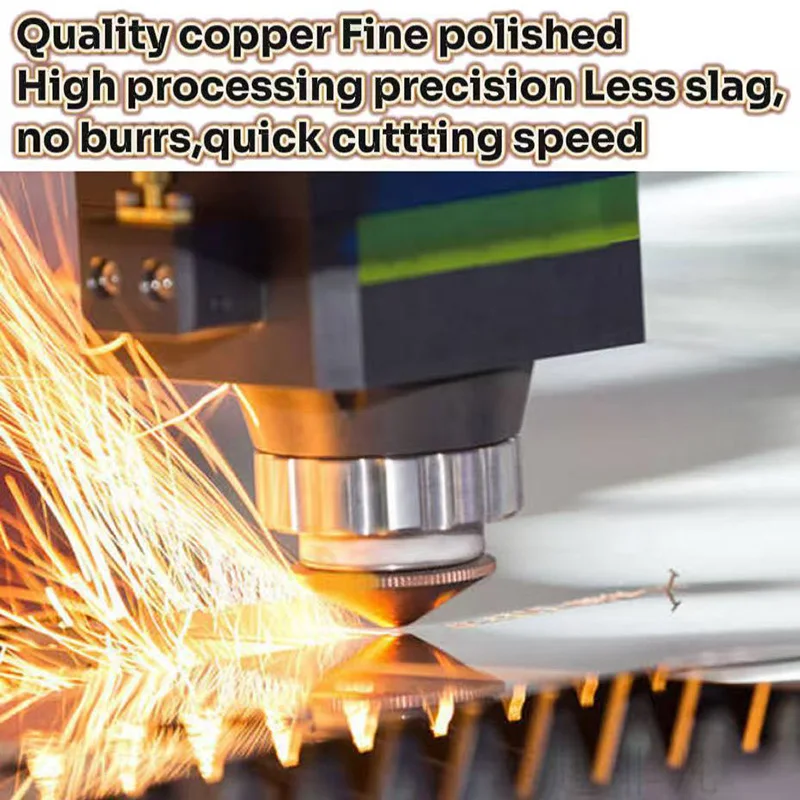 فوهة الليزر d32 M14 فوهة ليزر واحدة مزدوجة الطبقة لأجزاء رأس ماكينة قطع الألياف الضوئية Precitec Raytools HANS BOCI WSX #6