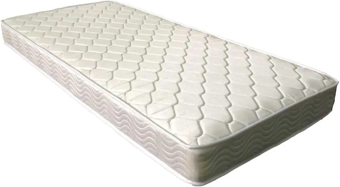 3260Twin Polyester Mattress, Twin, Firm, White，1