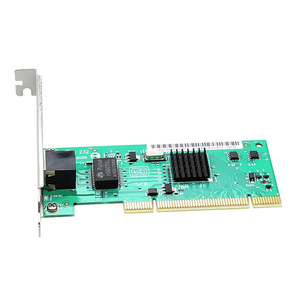 AB20-Intel 82540 1000Mbps Gigabit PCI Network Card Adapter Diskless RJ45 Port 1G Pci Lan Card Ethernet for PC with Heat Sink