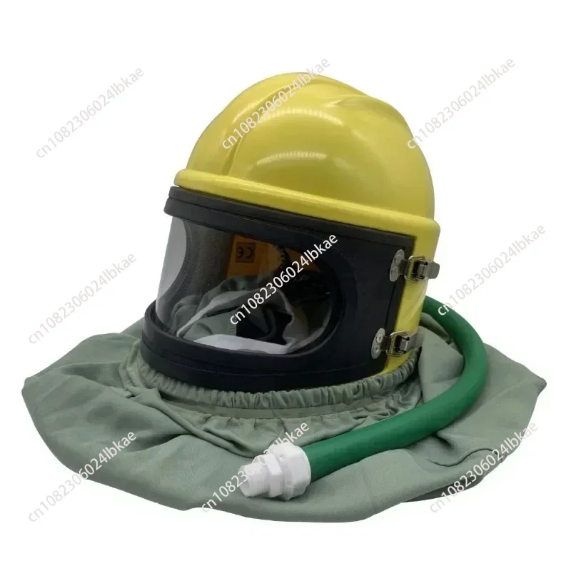 

Industrial Portable Safety Anti-virus and Dustproof Helmet Shawl Cap Protective Face Mask Spray Paint Suit Sandblasting Cap