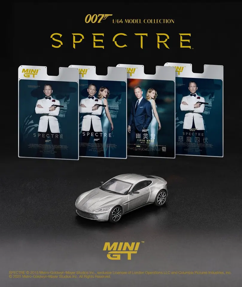 MINIGT 1/64 Aston Martin DB10 Spectre MGT00910-007 Cars Alloy