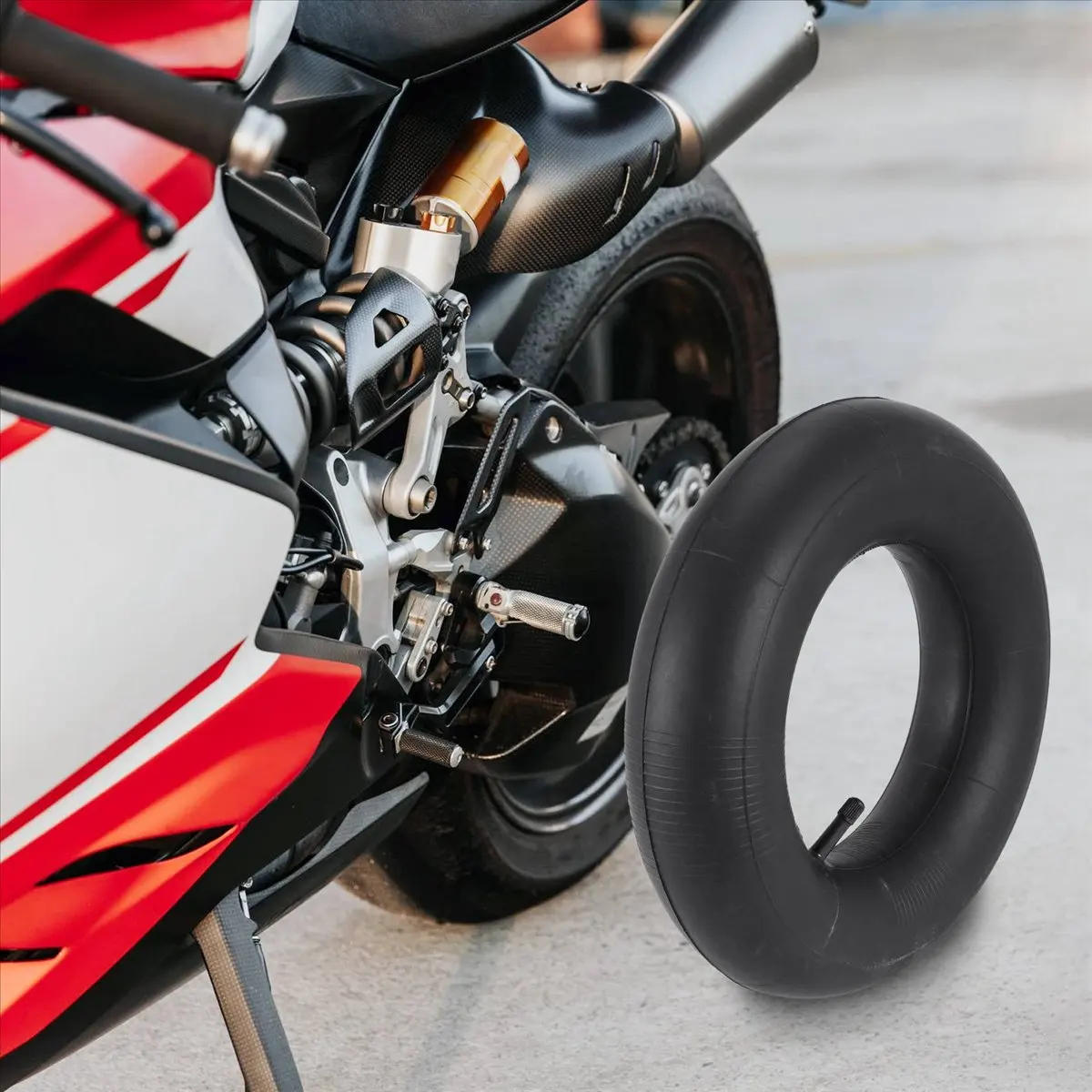 Compatible 3.50 / 4.00-6 Tire Tube Inner Tube Tire Wheel 350 / 400-6 Innertube mini moto Rubber Valve 6
