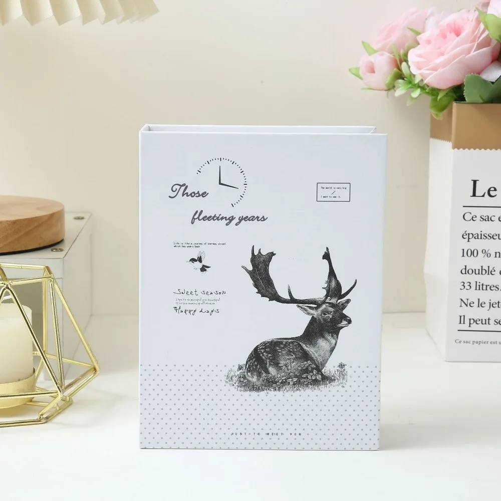 6 Inch 100 Pockets Photo Album Cloth Cover Laminated Slip-in Picture Albums Large Capacity Insert Pocket Photo Storage