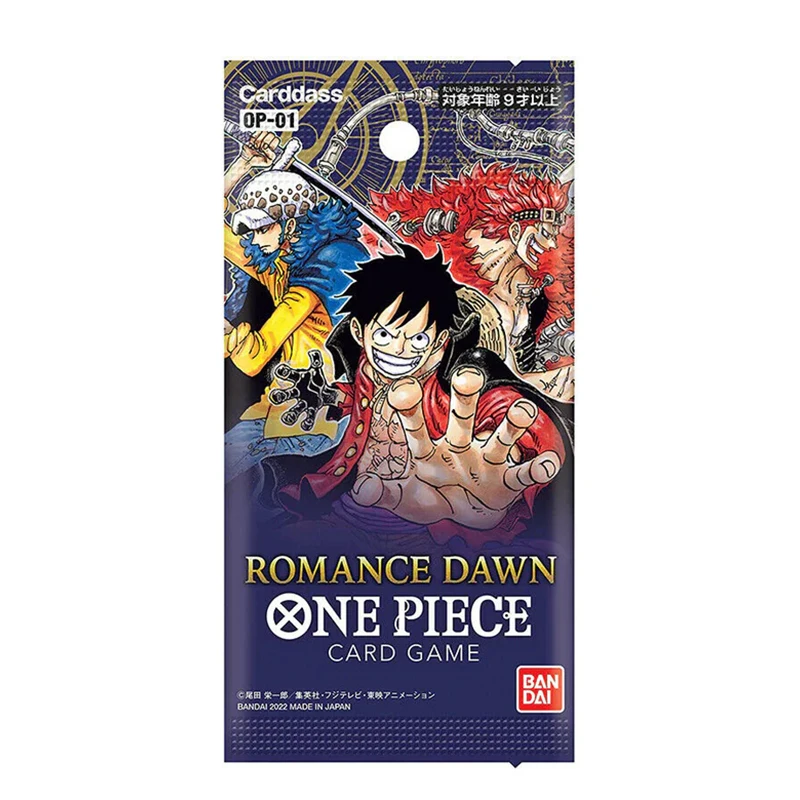 バンダイワンピース TCG ロマンスドーンカードゲーム OP-01 日本語版コレクションカード子供のおもちゃ高速配送