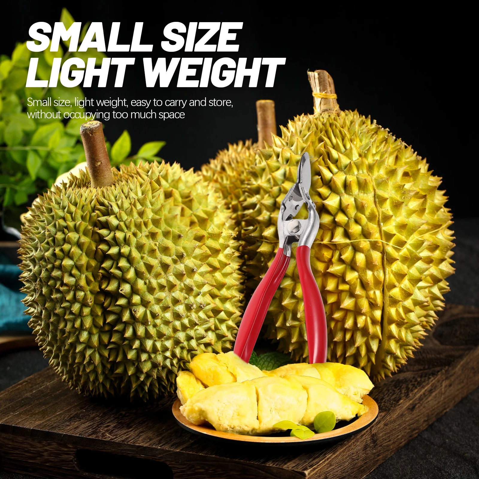 

Stainless Steel Durian Opener Non Slip Kitchen Tool Fruit Separator Watermelon Divider Melon Opening Utensils For Home
