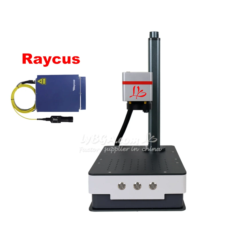 

LY Desktop Mini Galvo Scanner Align System All-in-One Optical Fiber La ser Marking Machine for Nameplate Disassembled
