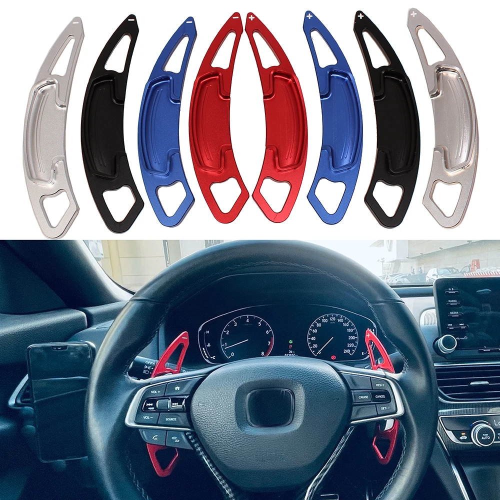 

For Honda Spirior Accord Odyssey AVANCIER Acura CR-V UR-V CIVIC Aluminum Alloy Steering Wheel Shift Paddle Shifter Extension 2pc