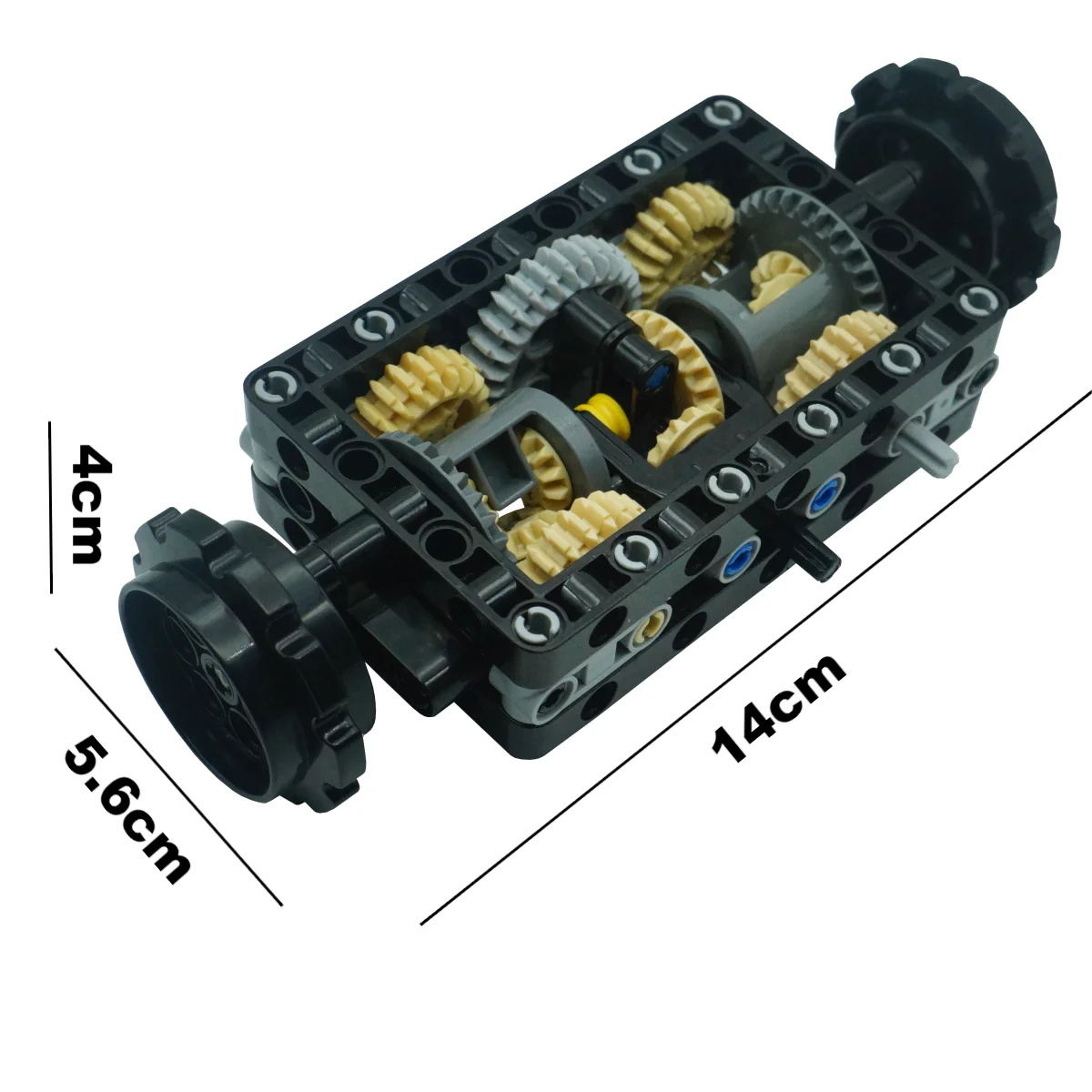 Piezas técnicas de bloques de construcción, tanque MOC, excavadora, chasis de orugas, Control remoto, sistema de dirección, engranaje, diferencial,