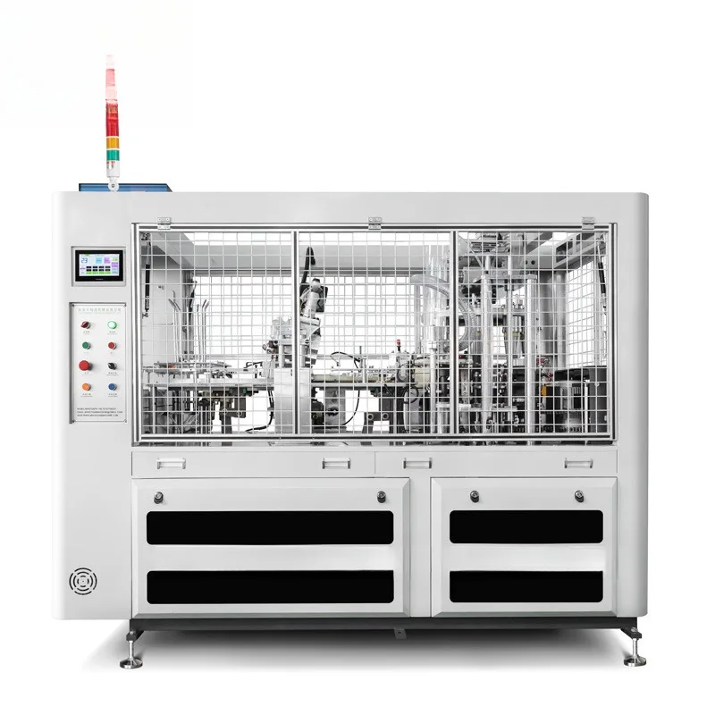 2023 New Design Fully Automatic High Speed Milk Tea Disposable Production Paper Cup Machine