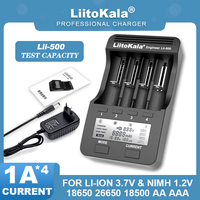 Liitokala Lii-500 LCD 3.7V 18650 18350 17500 16340 18500 21700 14500 26650 AA NiMH Lithium Battery Charger Can Test Capacity