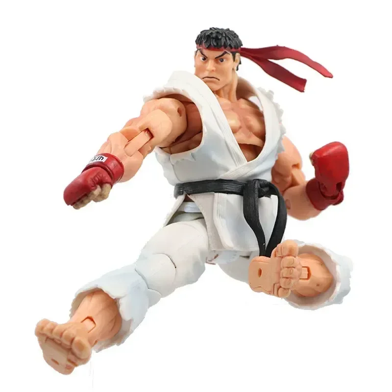 Street Fighter Anime Fighting Game Peripheral Action Figure Ken Masters Hoshi Ryu Pvc Kawaii Toys Dolls Room Decor Boys Gift