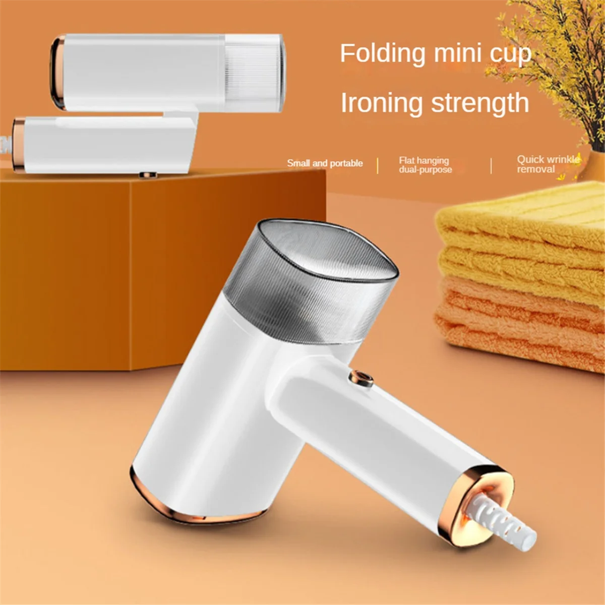 

【Lowest-Price!】Steamer for Clothes Portable Clothes Steamer Fast Heat-Up Garment Steam Iron for Clothes Removes Wrinkle US Plug