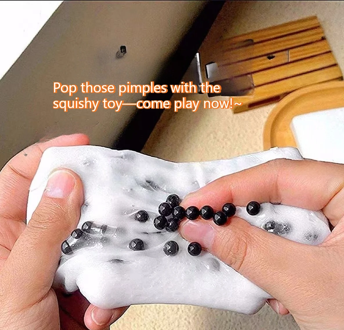 Nouveau Taba Squshy doux collant drôle jouet à presser bloc de boutons pour enfants adultes OCD jouet sensoriel soulagement de l'anxiété cadeau de Relaxation