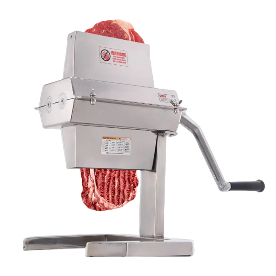 

MTS737 Heavy-Duty Commercial Manual Meat Tenderizer Machine - Stainless Steel Kitchen Appliance For Enhanced Beef Texture