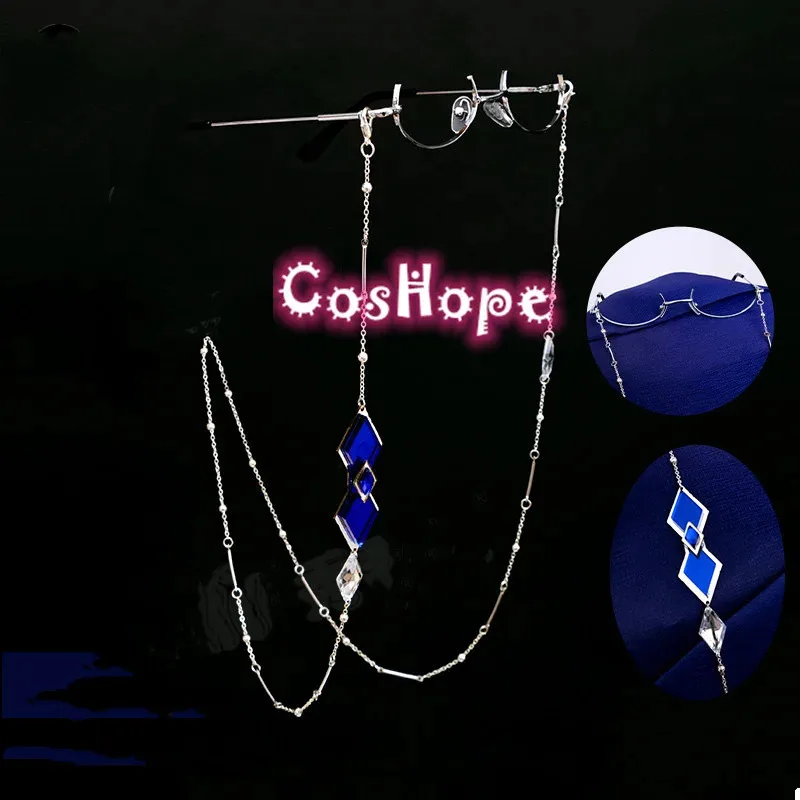 2025 12 Fatui Pantalone Синий Черный Белый Парик Аниме Косплей Термостойкие Синтетические Парики