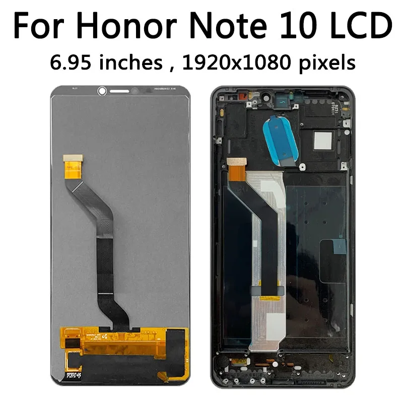 RVL-AL09 Display Screen For Huawei Honor Note 10 LCD Display Touch Screen with Frame For Honor Note10 Display Replacement