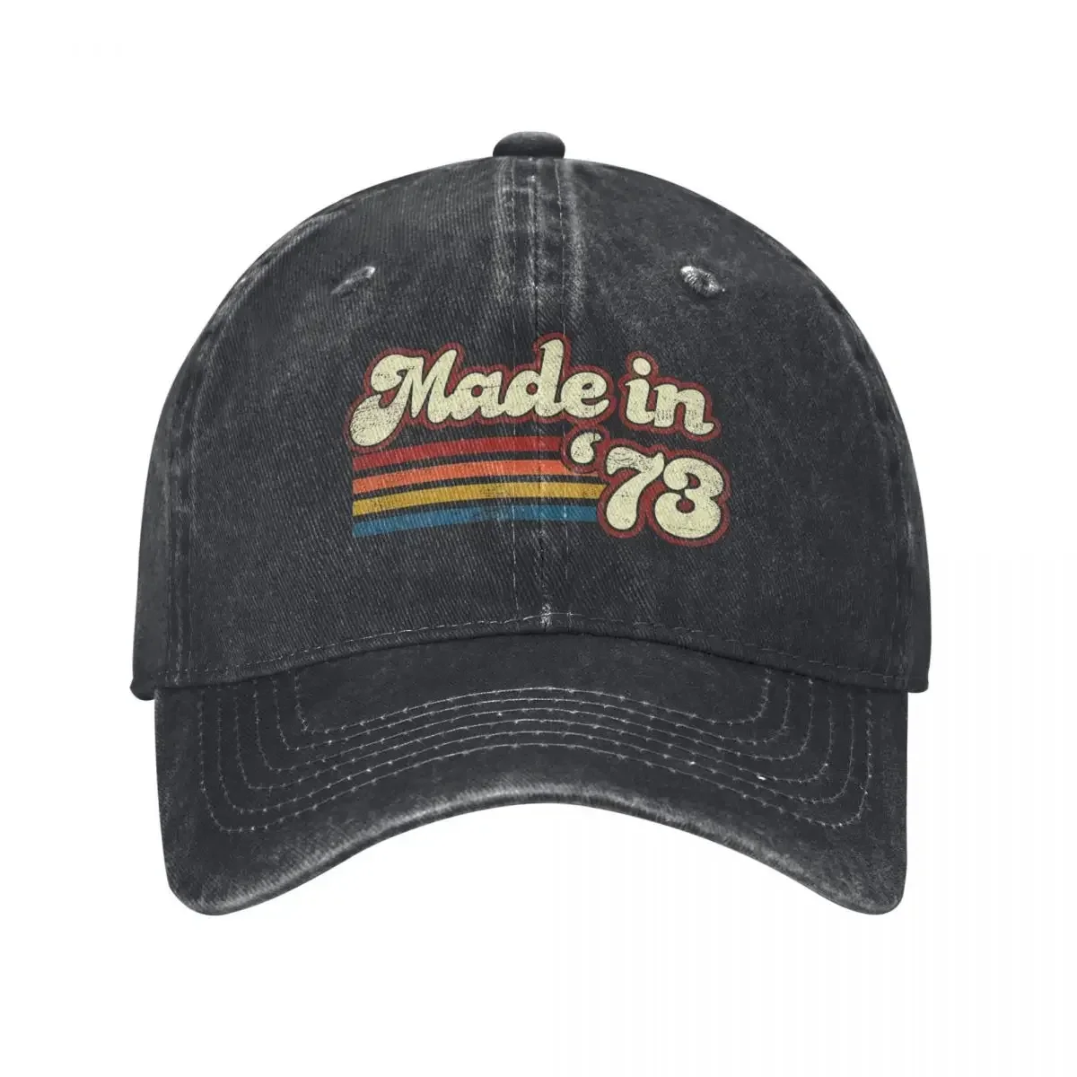 

Vintage 1973 48th Birthday Made in 1973 Born in 1973 Baseball Cap summer hat Sports Cap Trucker Cap For Women Men's