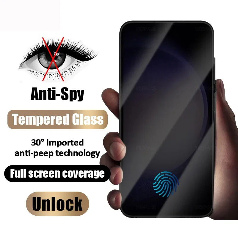 1–3 Stück Fingerabdruck-Entriegelung, Privatsphäre, Anti-Spionage-Pipiing, 0,2 mm, 9H gehärtetes Glas für Google Pixel 9 10 Pro XL Displayschutzfolie – Detail 4