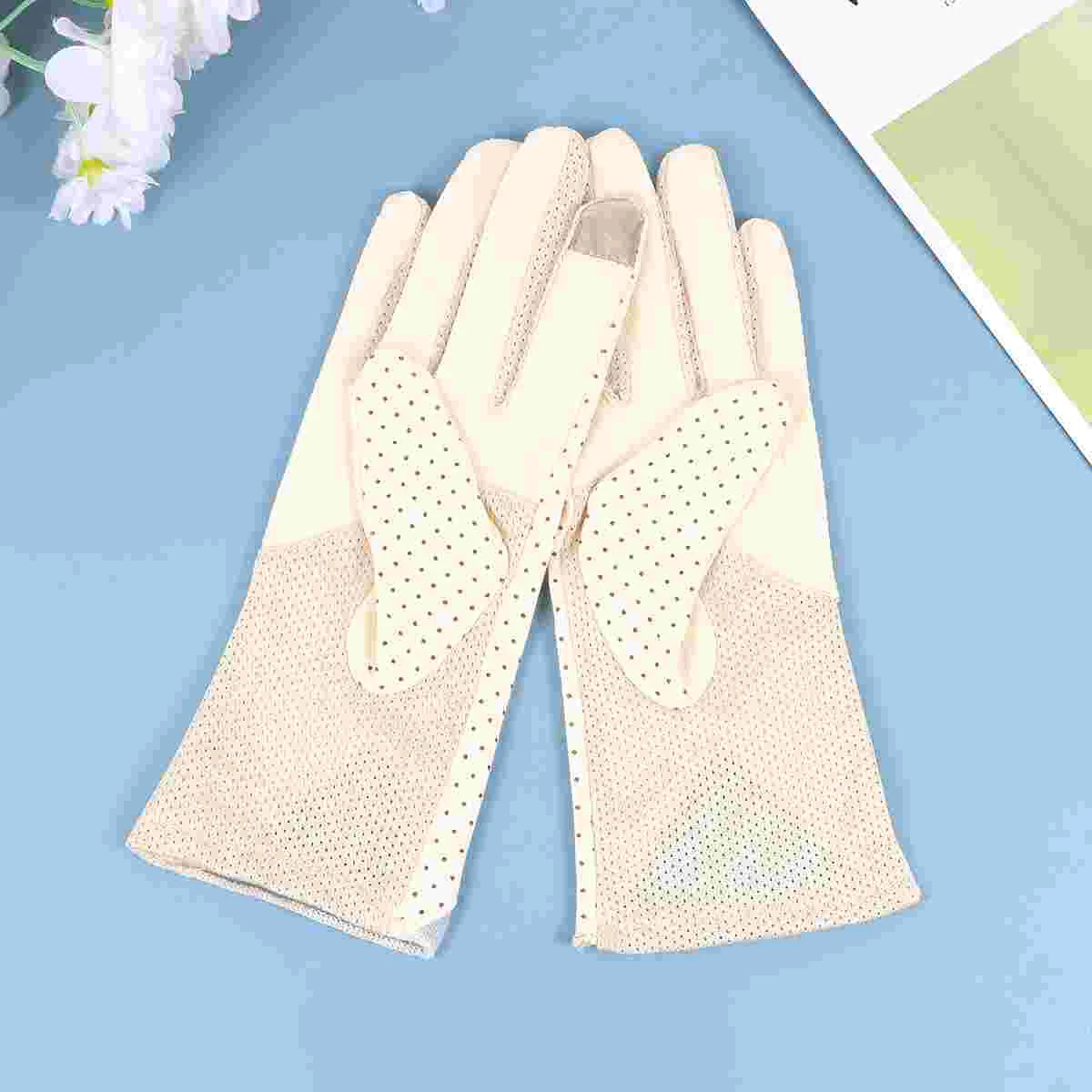 Wedding Party Gloves Sunscreen Supplies Unique Lace Protection Lightweight Elegant Costume Engagement