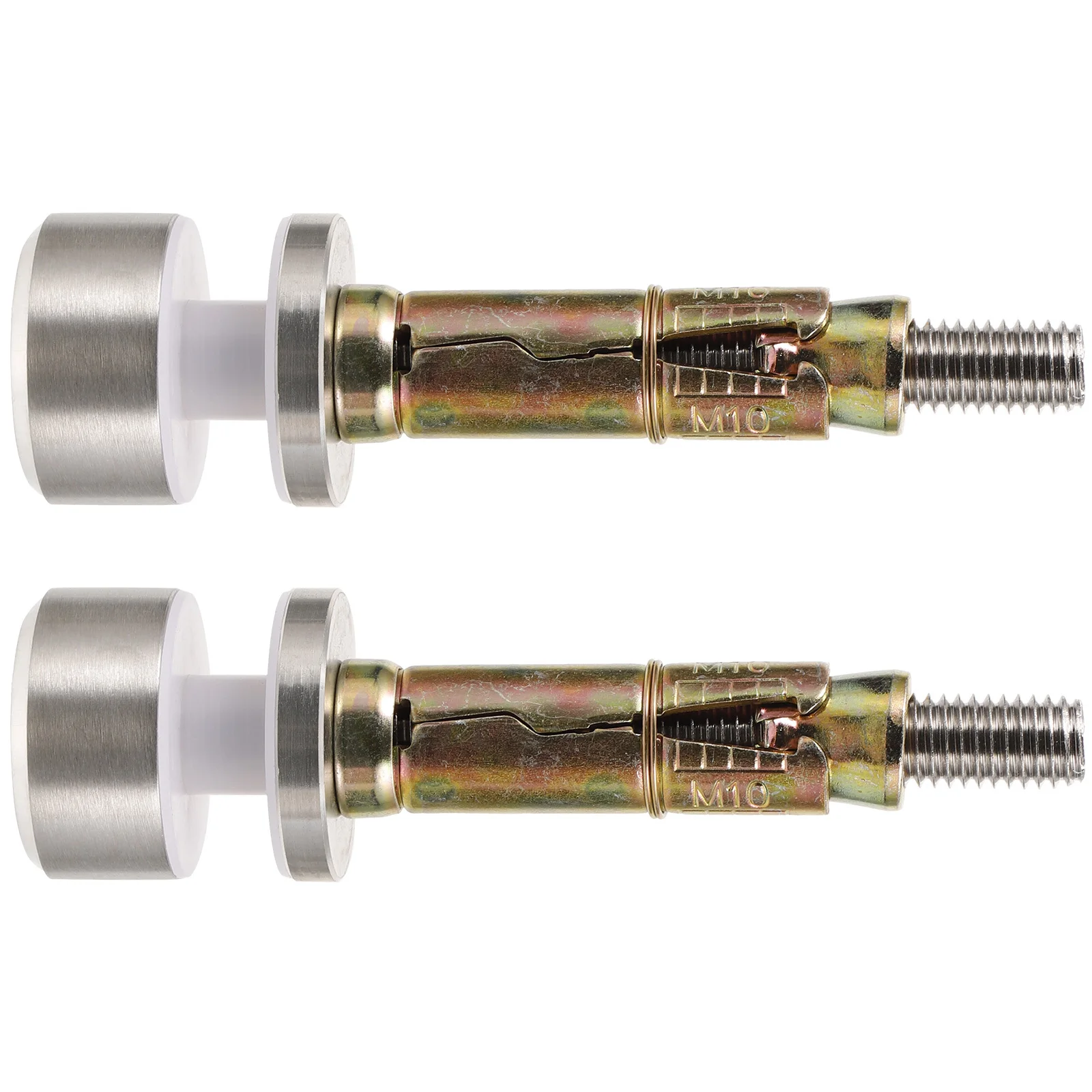 2 قطعة مشبك زجاجي متين درابزين مسامير المواجهة سهلة التركيب لشرفات الدرج دعم آمن زجاج المشبك درابزين قوس