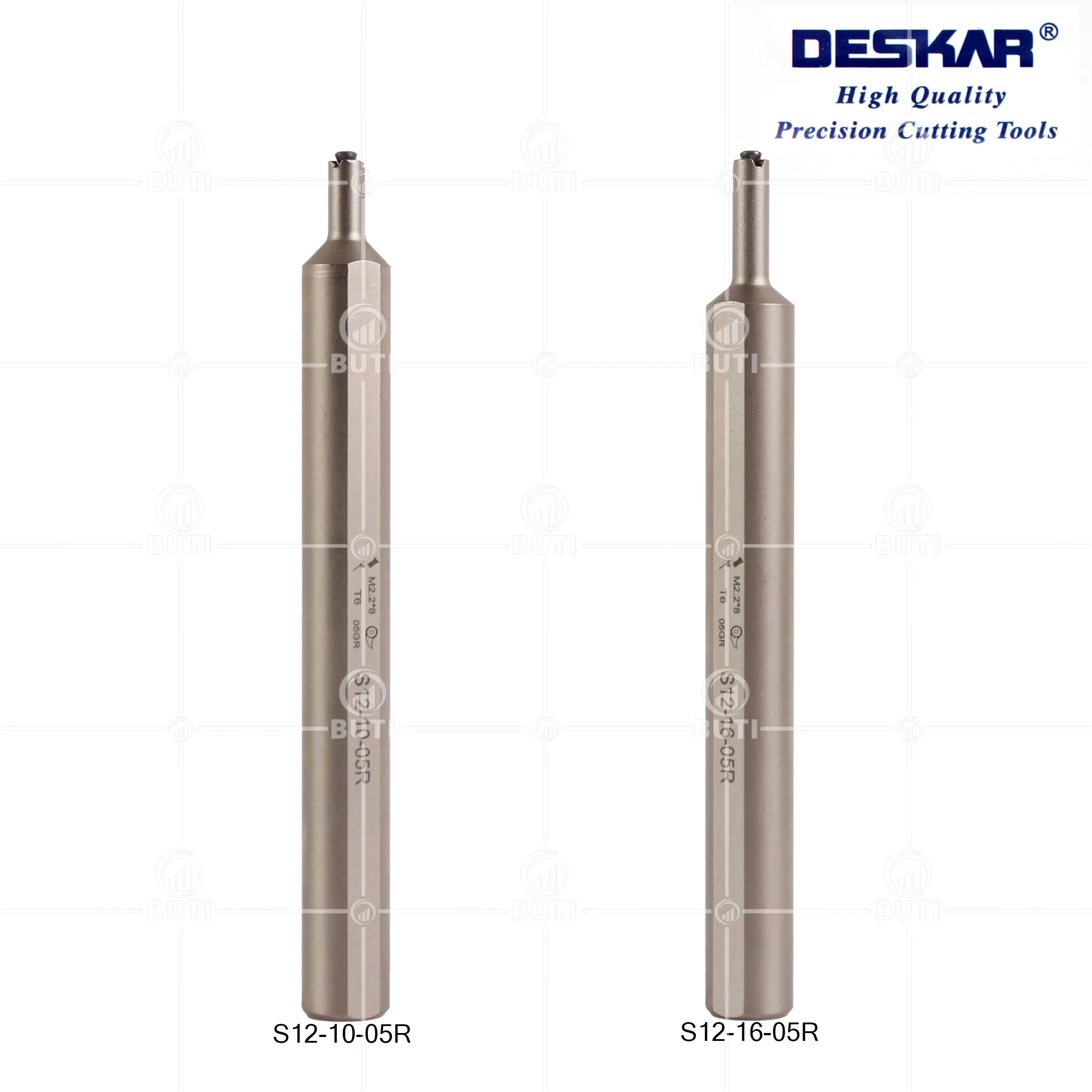 DESKAR 100% Original S12 S16 Series CNC Lathe Tool Internal turning Slotted Comma Cutter Bar S12-10-05R S16-15-07R Insert Holder