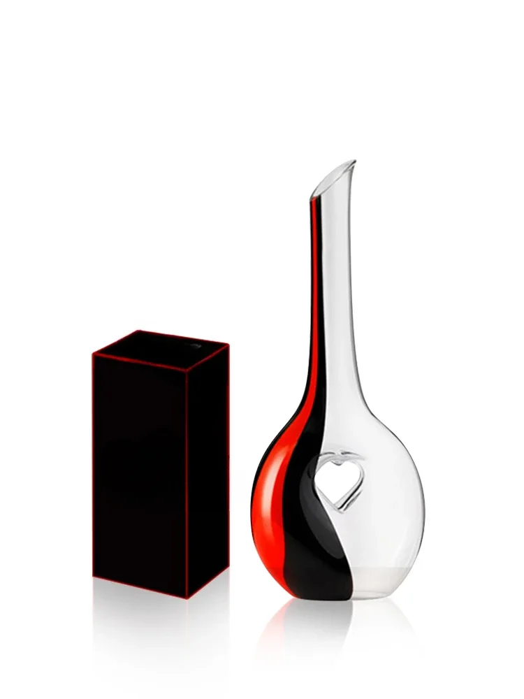 Bênção Coração Forma Decanter, Material De Vidro De Cristal Artificial