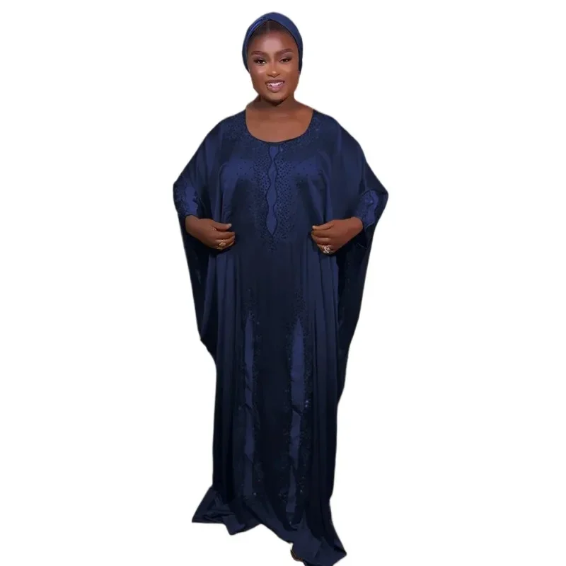 Elegant Women Chiffon Dress African Dashiki Ankara Outfits Dubai Turkey Kaftan Abayas Wedding Party Evening Gown Africa Clothes