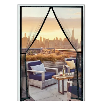 Magnetic Mesh Screen Door 1