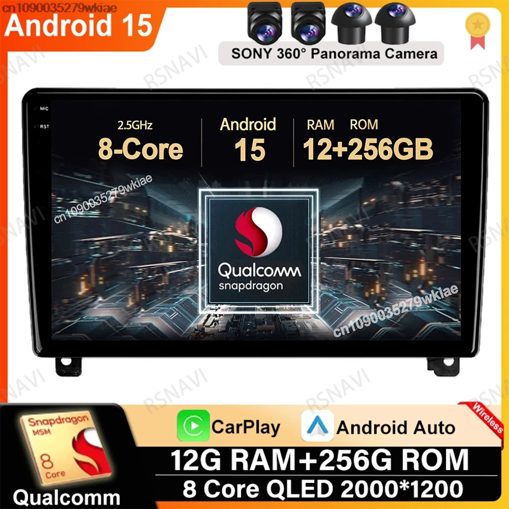

Andoird 15 Car Radio For Peugeot 407 1 2004 - 2011 Navigation Autoradio Multimedia Qualcomm BT 5G WIFI Stereo Head Unit DVD DSP