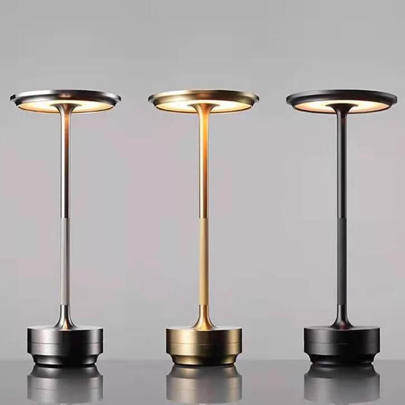 Lampe de Table LED Rechargeable, Créative, Tactile, pour Salle à Manger, Hôtel, Bar, Café, Décorative, pour Bureau