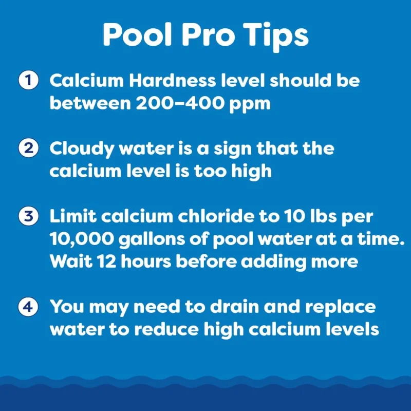 In The Swim Calcium Hardness Increaser for Swimming Pools - Fast-Acting, Scale Prevention - 94% Calcium Chloride - 45 Pounds
