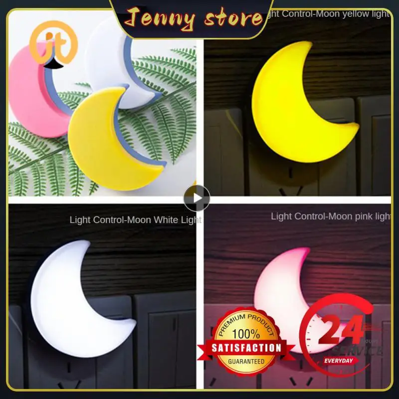 

Wall Lamp Pp Multi-scenario Application Convenient Moon-shaped Durable Lamp Led Lamp Inductive Bedside Lamp Night Light