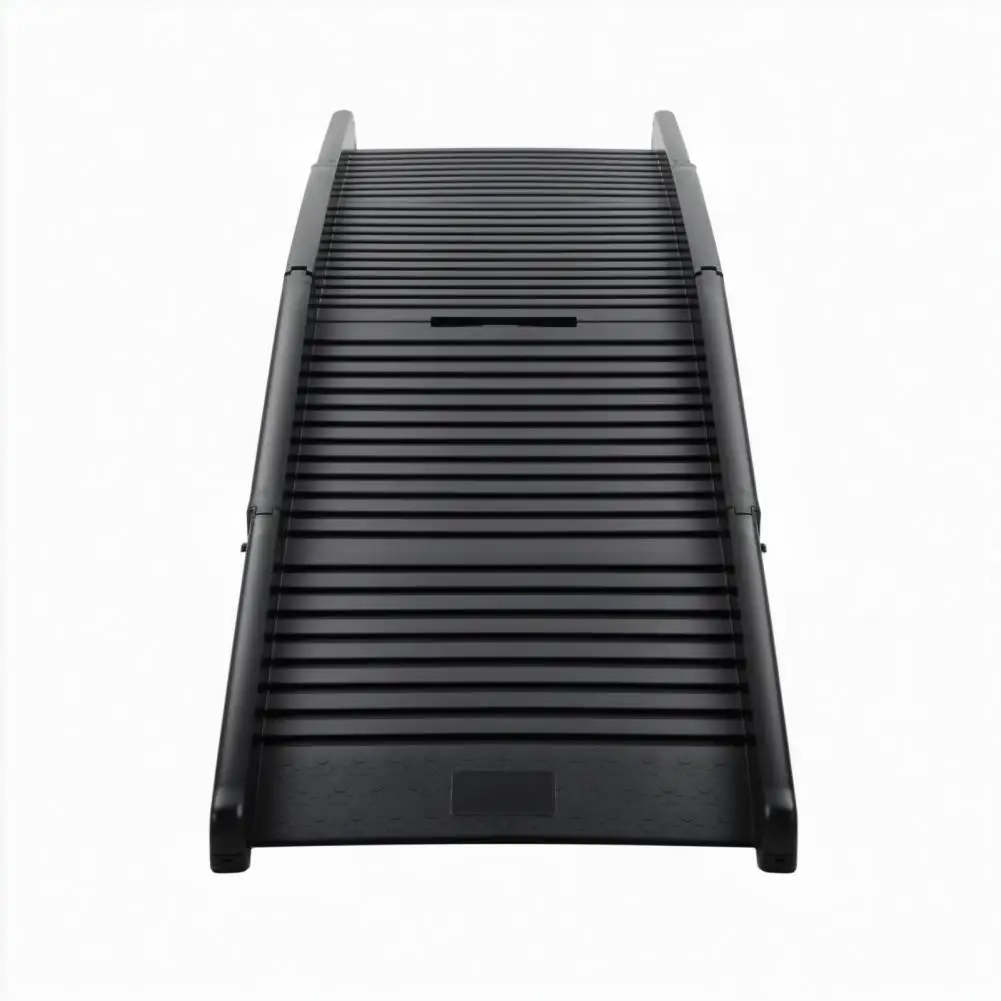 Portable Folding Pet Ramp for Cars Trucks and SUVs - Vehicle Ramps with Side Rails, Non-Slip and Folds for Convenient Travel