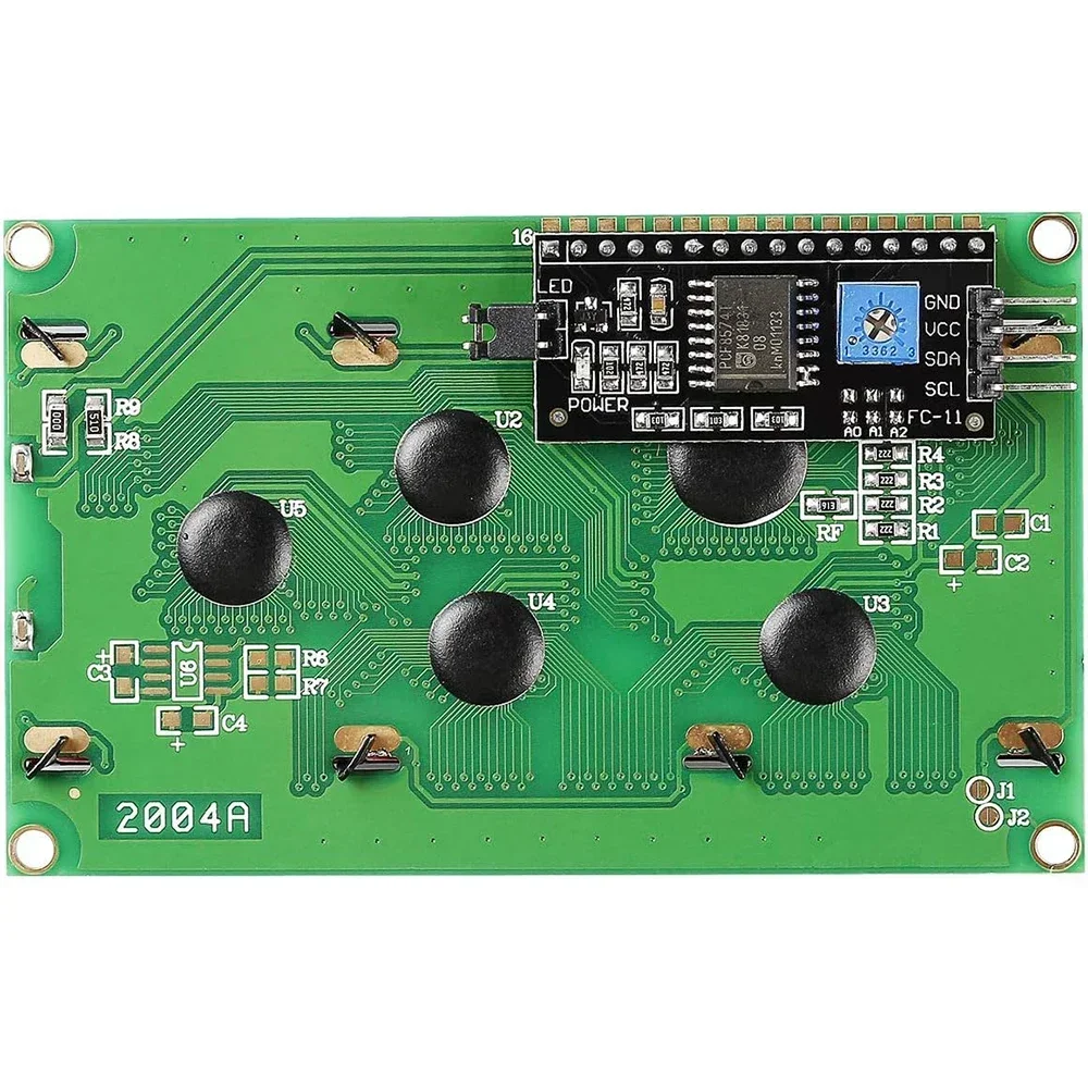 20x4 2004 LCD-displaymodule met IIC/I2C seriële interface-adapter IIC I2C TWI seriële 2004 20x4 LCD-moduleschild voor Arduino R3