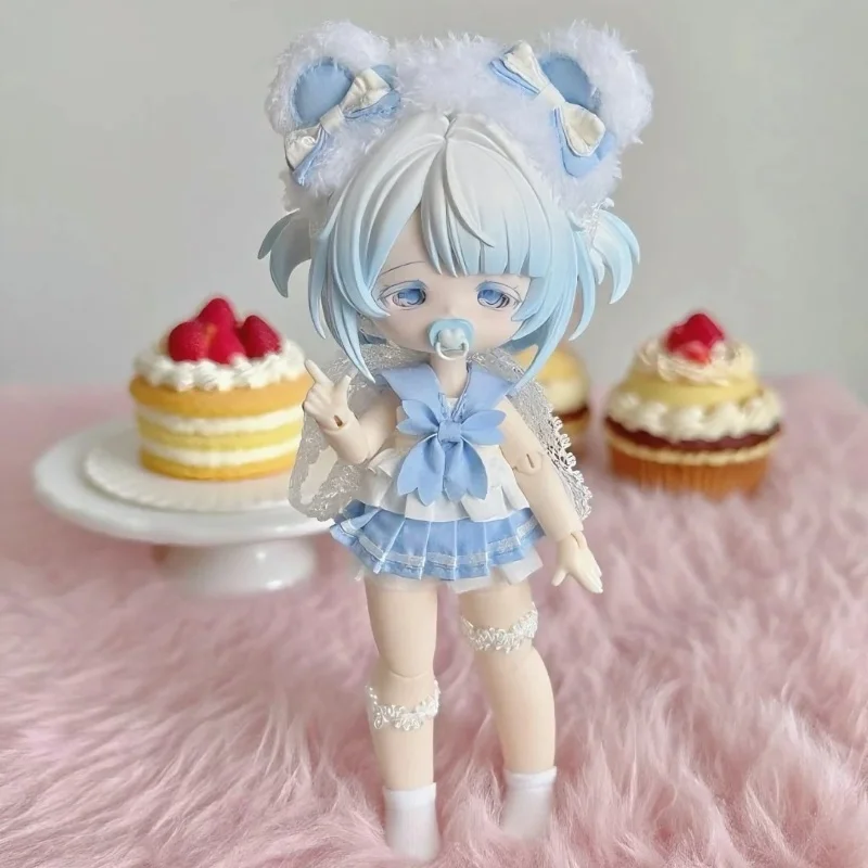 Come4free كعكة الحليب حلم نفخة سلسلة 1/12 Bjd صندوق أعمى مفصلية عمل الشكل Kawaii دمية موضة حلية جمع الهدايا