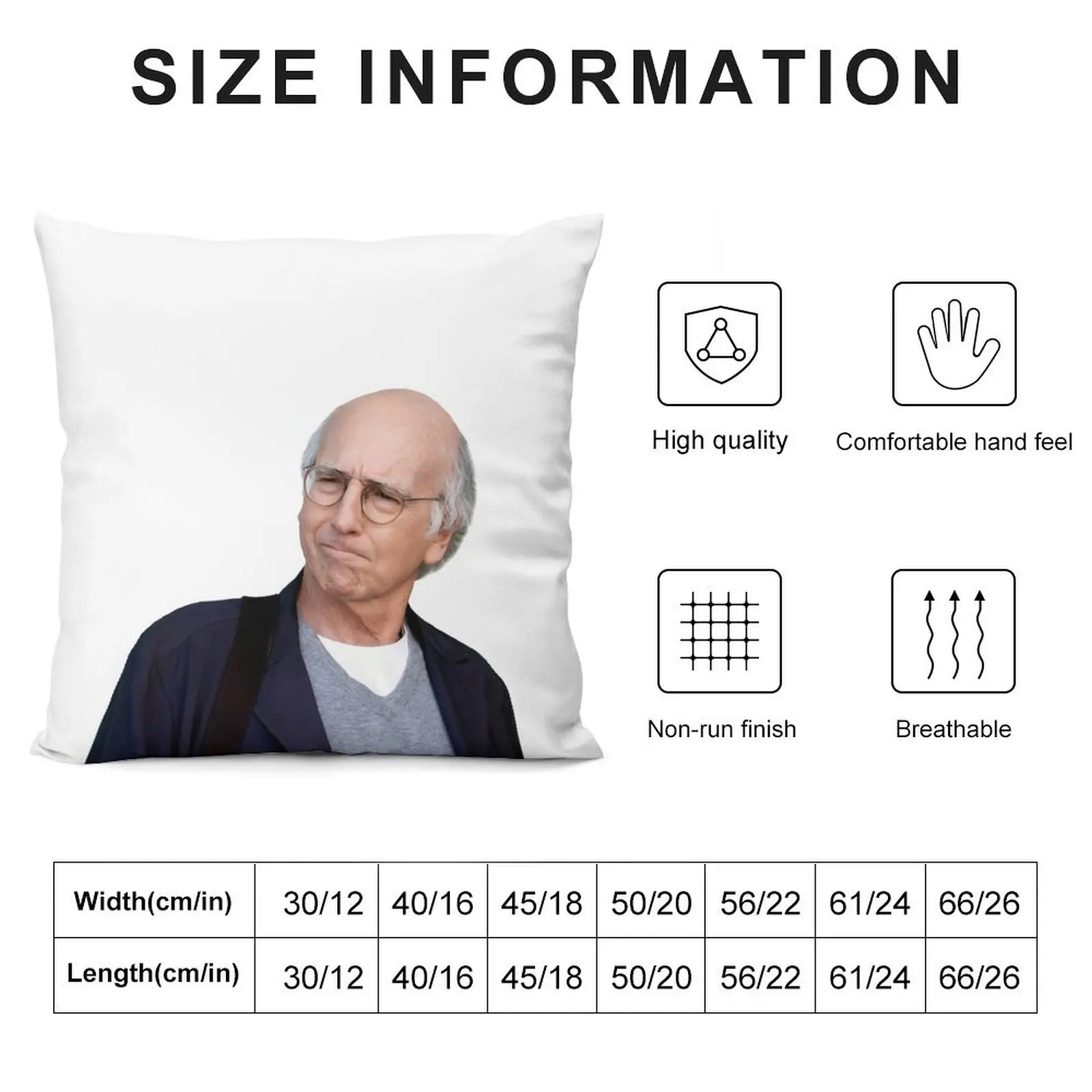 Larry David - 8b Throw Pillow Throw Pillow Covers Christmas Throw Pillows Covers Pillows Aesthetic pillow