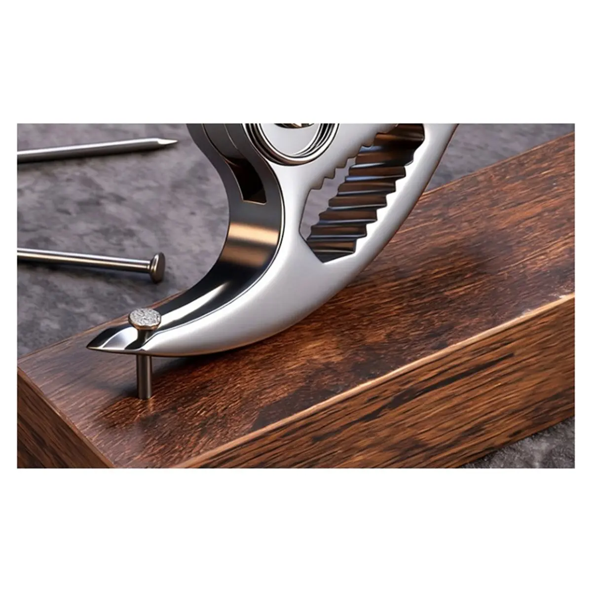 Martelo de chifre de ovelha multifuncional conectado, chave universal, barra de alavanca, levantamento de madeira, martelo de chifre de ovelha