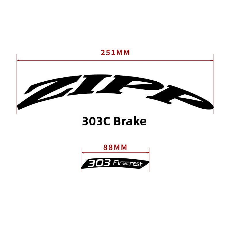 2019 Zipp Firecrest Road Wheelset Color Change Sticker Zipp 303 404 808 Repair Part Bicycle Cycling Equipment Decal