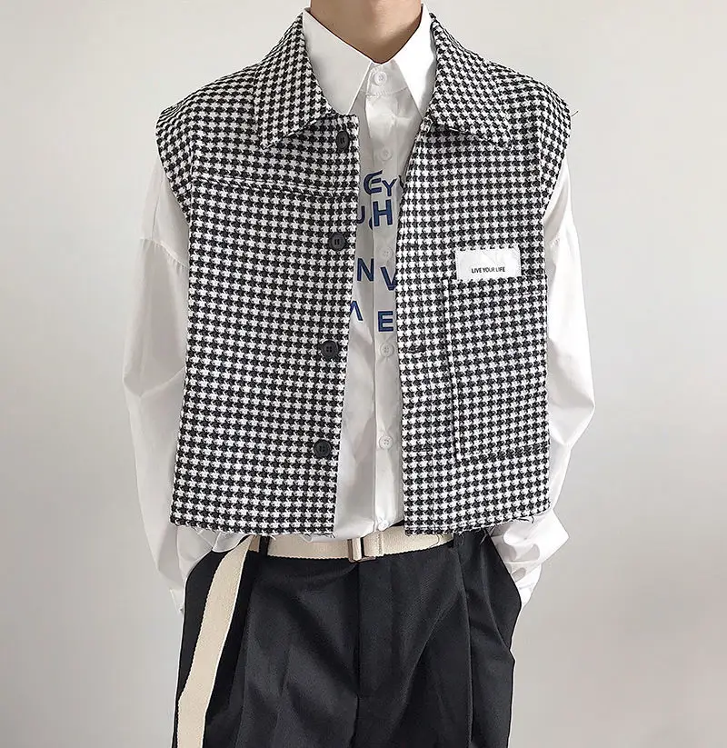 

Retro Short Sleeveless Vest Waistcoat For Men
