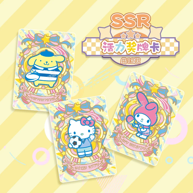 KAYOU ของแท้ซานริโอซีรีส์การ์ดอะนิเมะซินนามอนโรล คุโรมิ มายเมโลดี้สาวน่ารักของเล่นของขวัญวันเกิดคอลเลกชันการ์ด