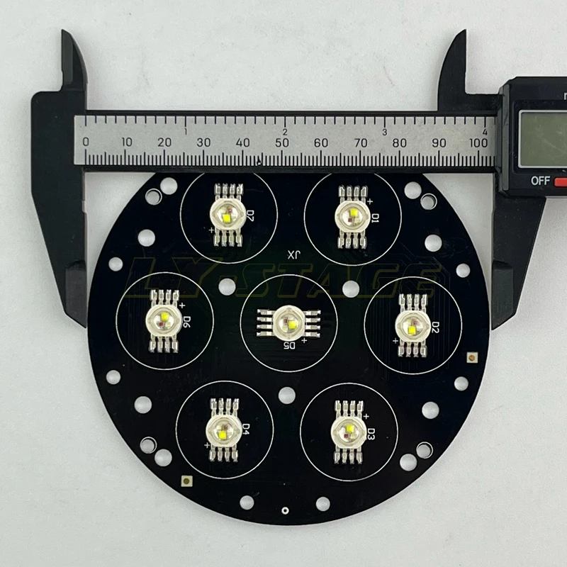 7X10W LED Light Board for 7x10w Mini Moving Light RGBW RGBWAUV 4in1 6in1 Parts Repair Accessories view 4